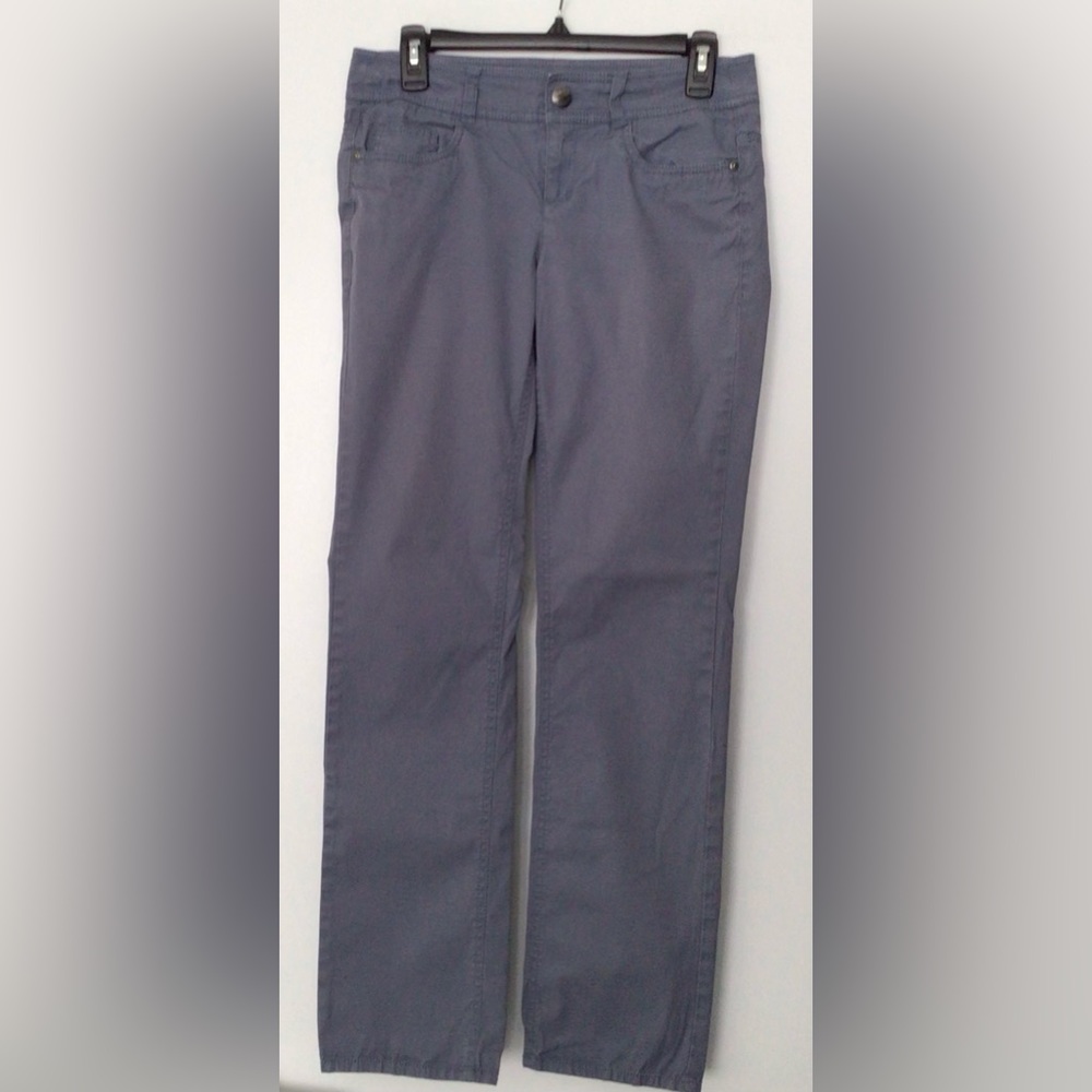 ESPRIT Slate Blue-Grey Straight Cotton Pants - US 6 *BUNDLE OFFER*